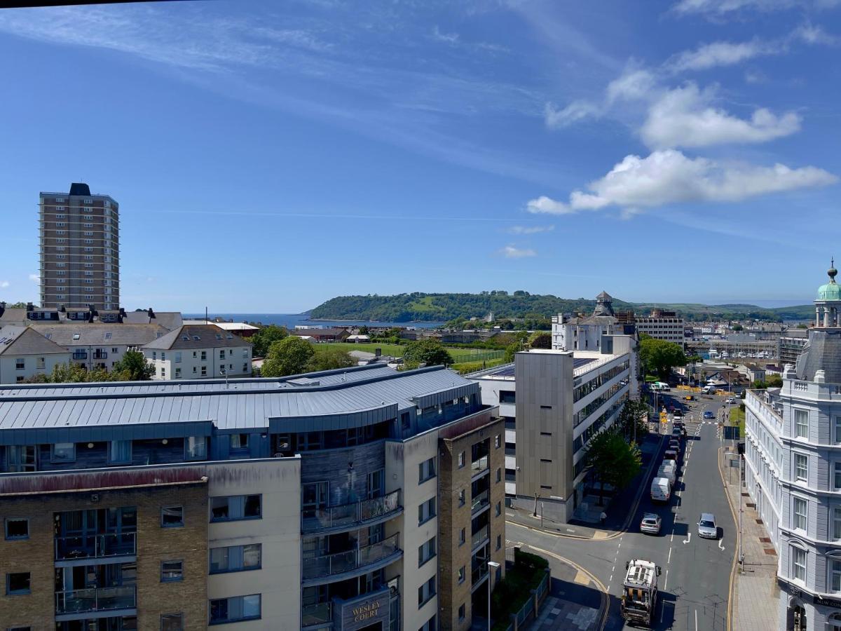 شقة Ocean Crescent Plymouth City Centre Penthouse Level المظهر الخارجي الصورة