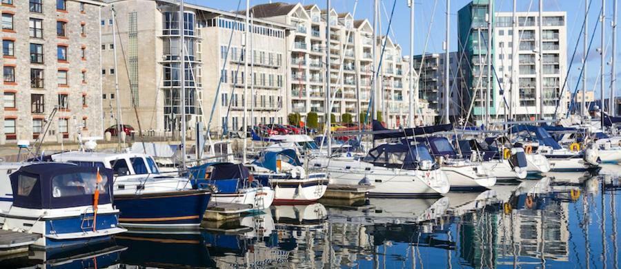 شقة Ocean Crescent Plymouth City Centre Penthouse Level المظهر الخارجي الصورة